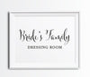 Formal Black & White Wedding Party Signs, 2-Pack-Set of 2-Andaz Press-Ladies, Gents-