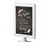 Framed Chalkboard & Floral Roses Wedding Party Signs-Set of 1-Andaz Press-Mr. & Mrs.-
