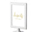 Framed Gold Glitter Wedding Party Signs-Set of 1-Andaz Press-Mr. & Mrs.-