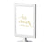Framed Gold Glitter Wedding Party Signs-Set of 1-Andaz Press-Mr. & Mrs.-