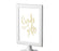 Framed Gold Glitter Wedding Party Signs-Set of 1-Andaz Press-Mr. & Mrs.-