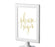 Framed Gold Glitter Wedding Party Signs-Set of 1-Andaz Press-Mr. & Mrs.-