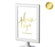 Framed Metallic Gold Wedding Party Signs-Set of 1-Andaz Press-Sign Our Guestbook-