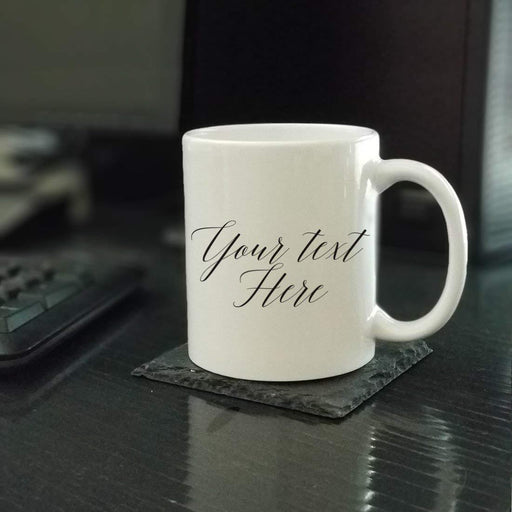 Fully Personalized Coffee Mug Gift Wishful Script Style-Set of 1-Andaz Press-