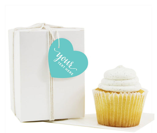 Fully Personalized Heart Gift Tags-Set of 1-Andaz Press-