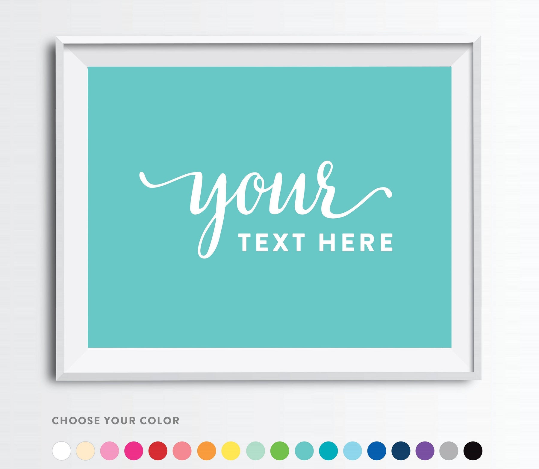 Fully Personalized Party Sign, 11 x 17 Inch-Set of 1-Andaz Press-
