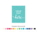 Fully Personalized Table Number or Small Party Sign, 4.25-inch x 5.5-inch-Set of 20-Andaz Press-