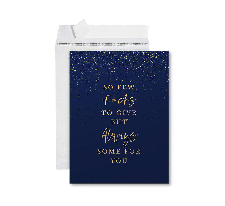 Funny 1st Year Wedding Anniversary Jumbo Card with Envelope, Anniversary Card for Wife, Husband-Set of 1-Andaz Press-Anniversary You Will Never Forget-