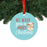 Funny Animal Metal Christmas Ornament-Set of 1-Andaz Press-We Woof You a Merry Christmas-