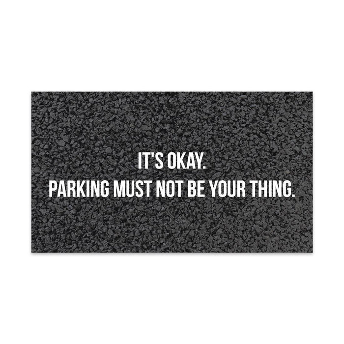 Funny Bad Parking, Prank Driving Fake Ticket Violation Gag Note-Set of 100-Andaz Press-Parking Must Not Be Your Thing-