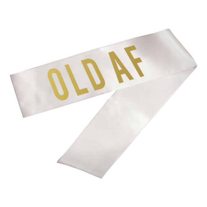 Funny Birthday Party Sashes-Set of 1-Andaz Press-Birthday Girl-