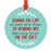 Funny Christmas Ornaments 2021 Round Metal Ornament, White Elephant Ideas-Set of 1-Andaz Press-We Survived 2021-