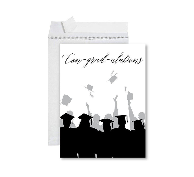 Funny Congratulations Jumbo Card With Envelope, Graduation Greeting Card for Grad Student-Set of 1-Andaz Press-#Done-