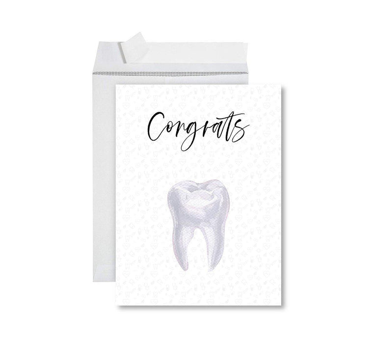 Funny Congratulations Jumbo Card With Envelope, Graduation Greeting Card for Grad Student-Set of 1-Andaz Press-#Done-