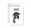 Funny Congratulations Jumbo Card With Envelope, Graduation Greeting Card for Grad Student-Set of 1-Andaz Press-#Done-