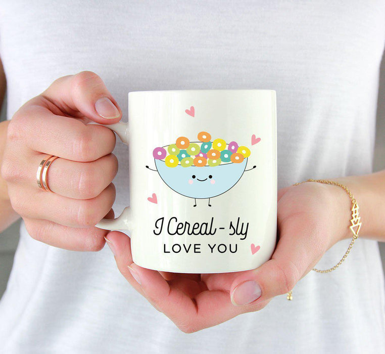 Funny Food Pun 11oz. Ceramic Coffee Tea Mug-Set of 1-Andaz Press-Cereal-