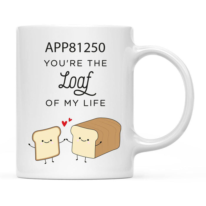 Funny Food Pun 11oz. Ceramic Coffee Tea Mug-Set of 1-Andaz Press-Bread Slice-