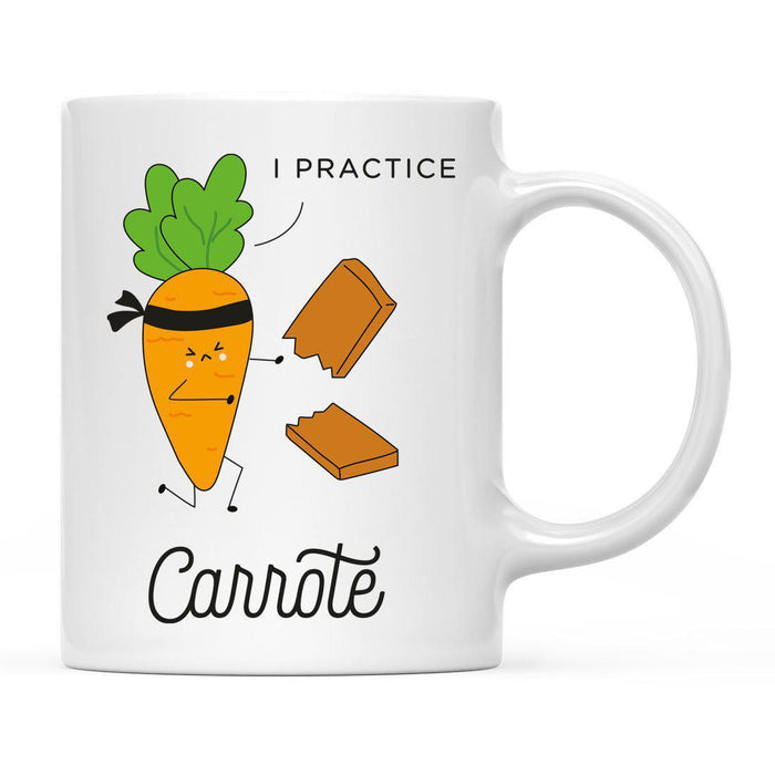 Funny Food Pun 11oz. Ceramic Coffee Tea Mug-Set of 1-Andaz Press-Carrot-
