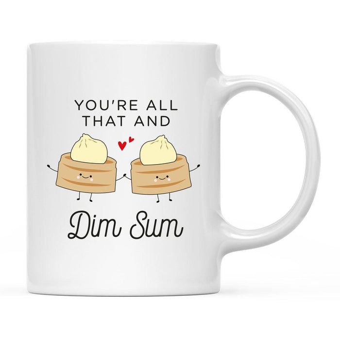 Funny Food Pun 11oz. Ceramic Coffee Tea Mug-Set of 1-Andaz Press-Dim Sum-