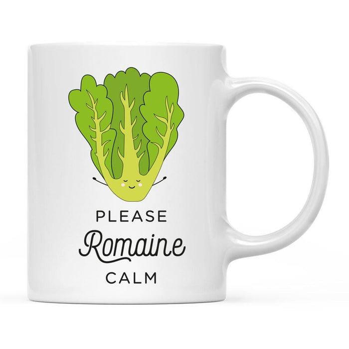 Funny Food Pun 11oz. Ceramic Coffee Tea Mug-Set of 1-Andaz Press-Romaine Lettuce-