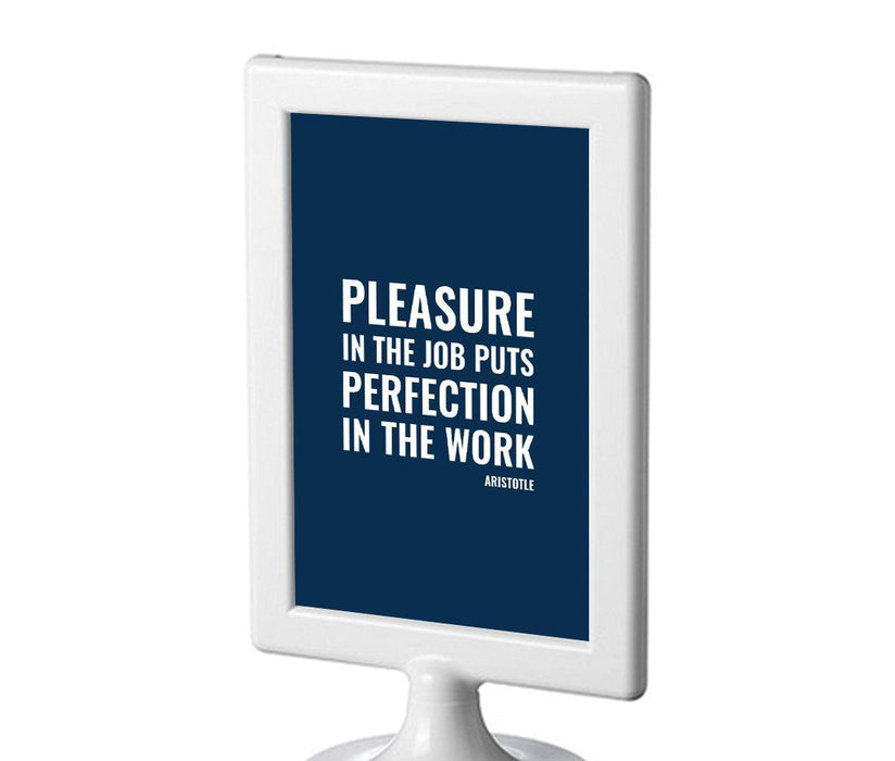 Funny & Inspirational Quotes Office Framed Desk Art-Set of 1-Andaz Press-World's Best Boss-