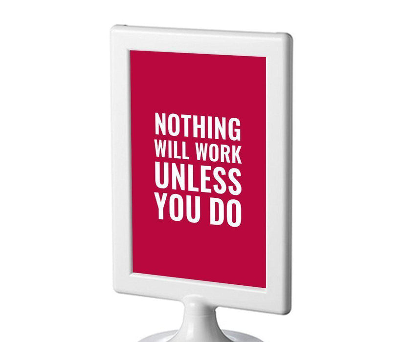 Funny & Inspirational Quotes Office Framed Desk Art-Set of 1-Andaz Press-World's Best Boss-