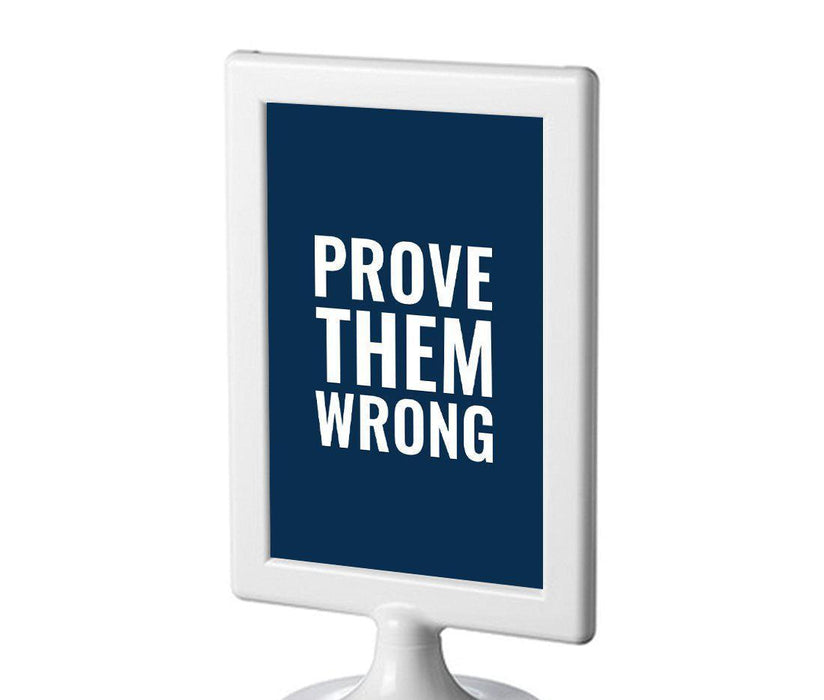 Funny & Inspirational Quotes Office Framed Desk Art-Set of 1-Andaz Press-Prove Them Wrong-