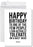Funny Jumbo Birthday Card With Envelope, Greeting Card-Set of 1-Andaz Press-Happy Birthday # 5-