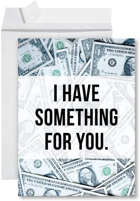 Funny Jumbo Birthday Card With Envelope, Greeting Card-Set of 1-Andaz Press-Happy Birthday # 5-