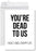 Funny Jumbo New Job Card With Envelope, Farewell Retirement Office-Set of 1-Andaz Press-You're Dead To US-