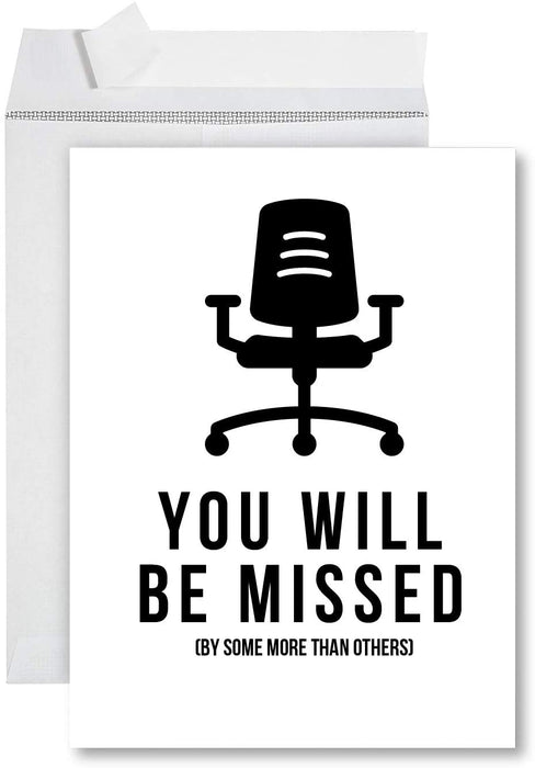 Funny Jumbo Retirement Card With Envelope, Farewell Office-Set of 1-Andaz Press-Done With That Sh*t Day-