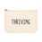 Funny Makeup Bag Canvas Cosmetic Bag with Zipper Makeup Pouch Design 1-Set of 1-Andaz Press-Cute Eyelashes-