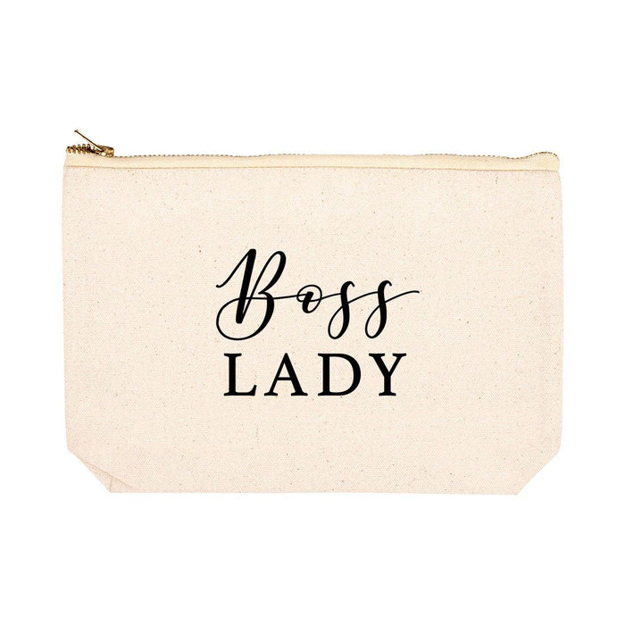 Funny Makeup Bag Canvas Cosmetic Bag with Zipper Makeup Pouch Design 1-Set of 1-Andaz Press-Cute Eyelashes-