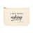 Funny Makeup Bag Canvas Cosmetic Bag with Zipper Makeup Pouch Design 1-Set of 1-Andaz Press-Cute Eyelashes-
