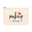 Funny Makeup Bag Canvas Cosmetic Bag with Zipper Makeup Pouch Design 1-Set of 1-Andaz Press-Cute Eyelashes-