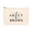 Funny Makeup Bag Canvas Cosmetic Bag with Zipper Makeup Pouch Design 1-Set of 1-Andaz Press-Cute Eyelashes-