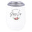 Funny Mother's Day Wine Tumbler with Lid 12 Oz Stemless Stainless Steel Insulated-Set of 1-Andaz Press-Because Mommin Ain't Easy-