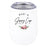 Funny Mother's Day Wine Tumbler with Lid 12 Oz Stemless Stainless Steel Insulated-Set of 1-Andaz Press-Because Mommin Ain't Easy-