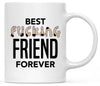Funny Penis Coffee Mug Gift – 6 Designs-Set of 1-Andaz Press-Best Fucking Friend Forever-