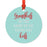 Funny Pregnancy Round Metal Christmas Ornaments, Includes Ribbon and Gift Bag-Set of 1-Andaz Press-Grandkids-