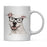 Funny Preppy Dog Art Coffee Mug-Set of 1-Andaz Press-English Pointer in Black Glasses-