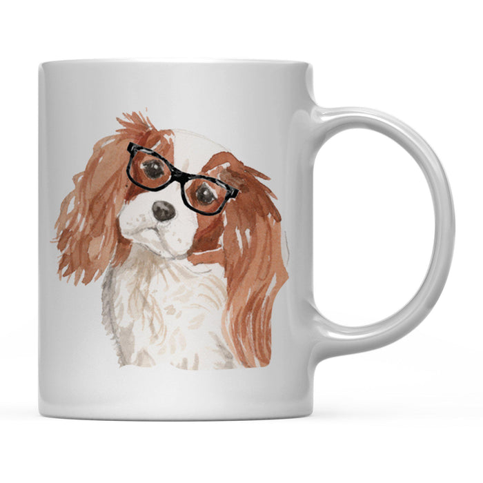 Funny Preppy Dog Art Coffee Mug-Set of 1-Andaz Press-English Pointer in Black Glasses-