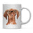 Funny Preppy Dog Art Coffee Mug-Set of 1-Andaz Press-Hungarian Vizsla in Black Glasses-