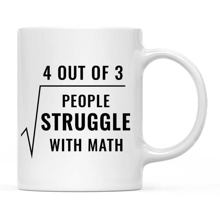Funny Profession Quote Ceramic Coffee Mug-Set of 1-Andaz Press-Math-