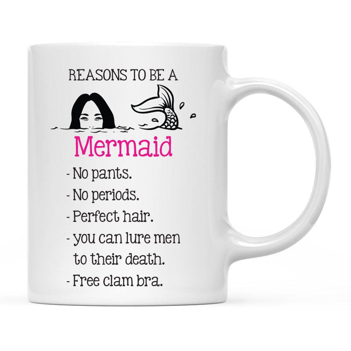 Funny Profession Quote Ceramic Coffee Mug-Set of 1-Andaz Press-Mermaid-