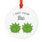 Funny Pun Round MDF Wood Christmas Tree Ornament-Set of 1-Andaz Press-Duck-