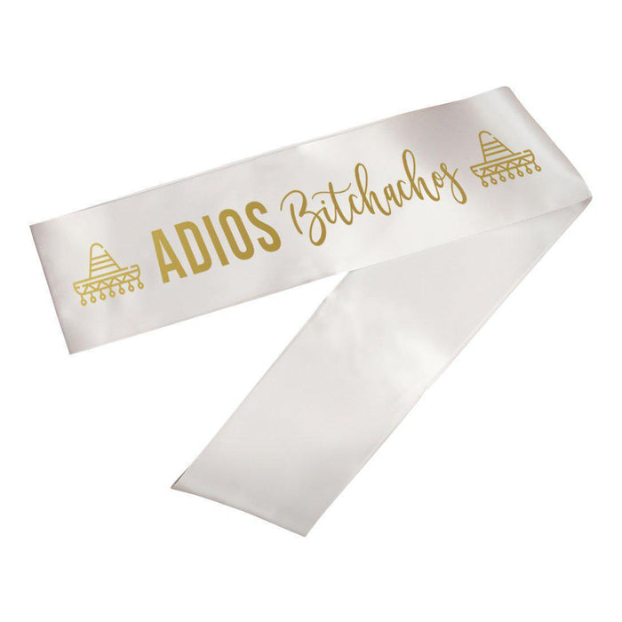 Funny Retirement Party Sashes-Set of 1-Andaz Press-Adios Bitchachos-
