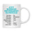 Funny Retirement Schedule Ceramic Coffee Mug Collection 1-Set of 1-Andaz Press-Retired-