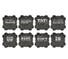 Funny & Witty Christmas Fancy Frame Chalkboard Gift Tags-Set of 24-Andaz Press-