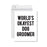 Funny World's Okayest Jumbo Greeting Card for Birthdays, Retirement, and Office Celebrations-Set of 1-Andaz Press-Pilot-
